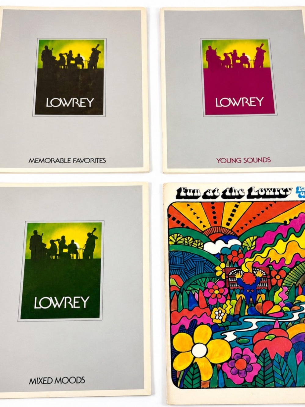 Vintage Lowrey Music Book Lot Mixed Moods Young Sounds Fun At The Lowrey